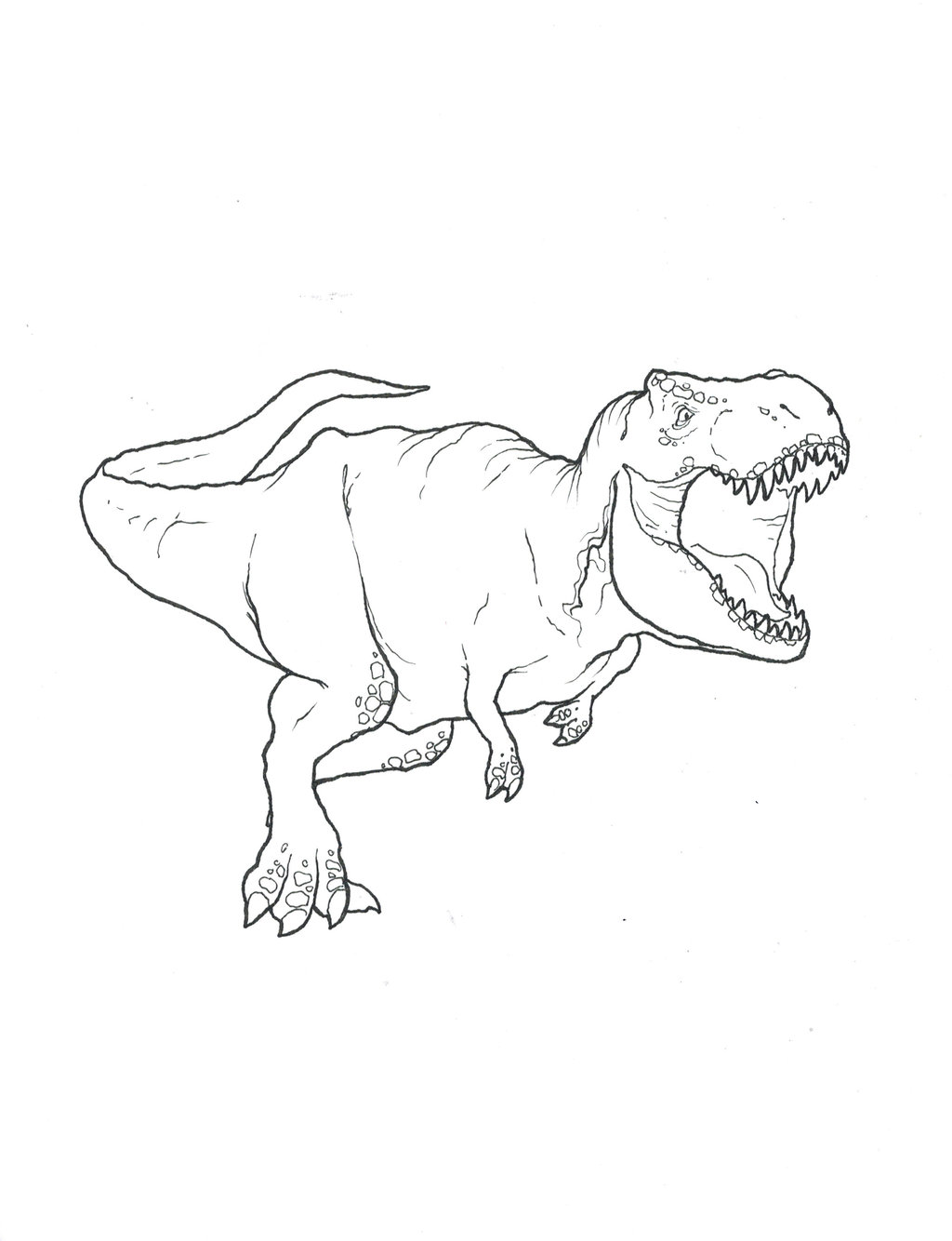 t rex coloring pages free - Dinosaurs Pictures and Facts