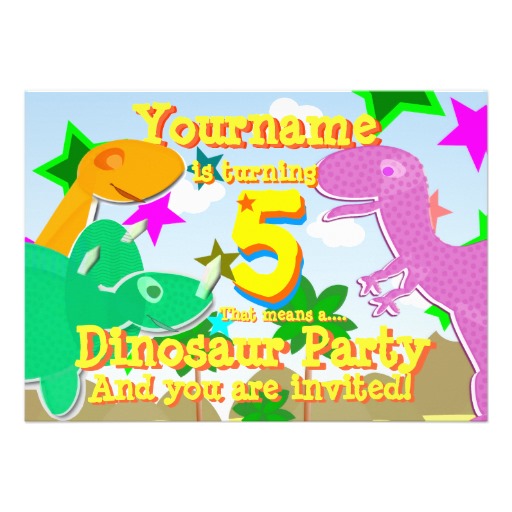 dinosaur birthday invitations wording