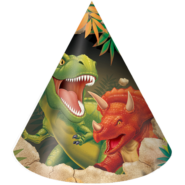dinosaur birthday party hats