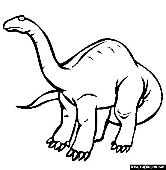 Free Apatosaurus Coloring Page