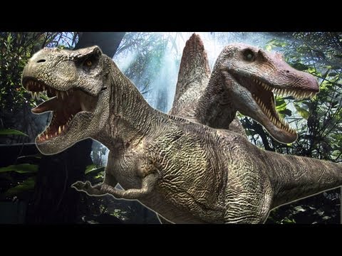 T-Rex vs Spinosaurus Sheet