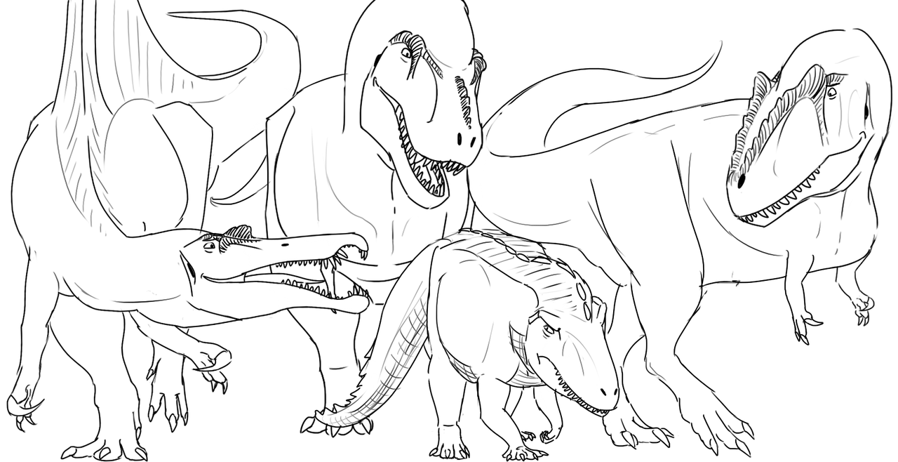Giganotosaurus coloring pages 