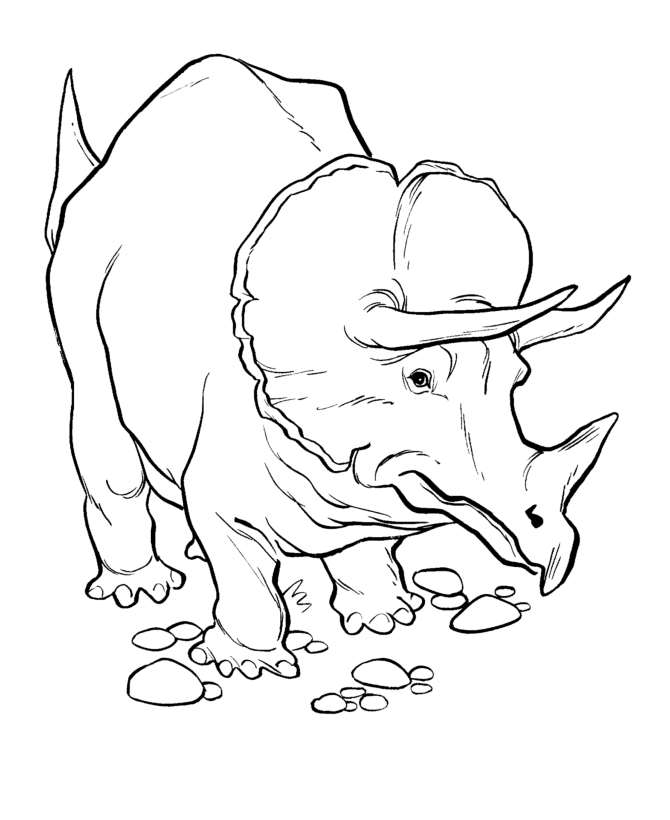  triceratops coloring pages printable
