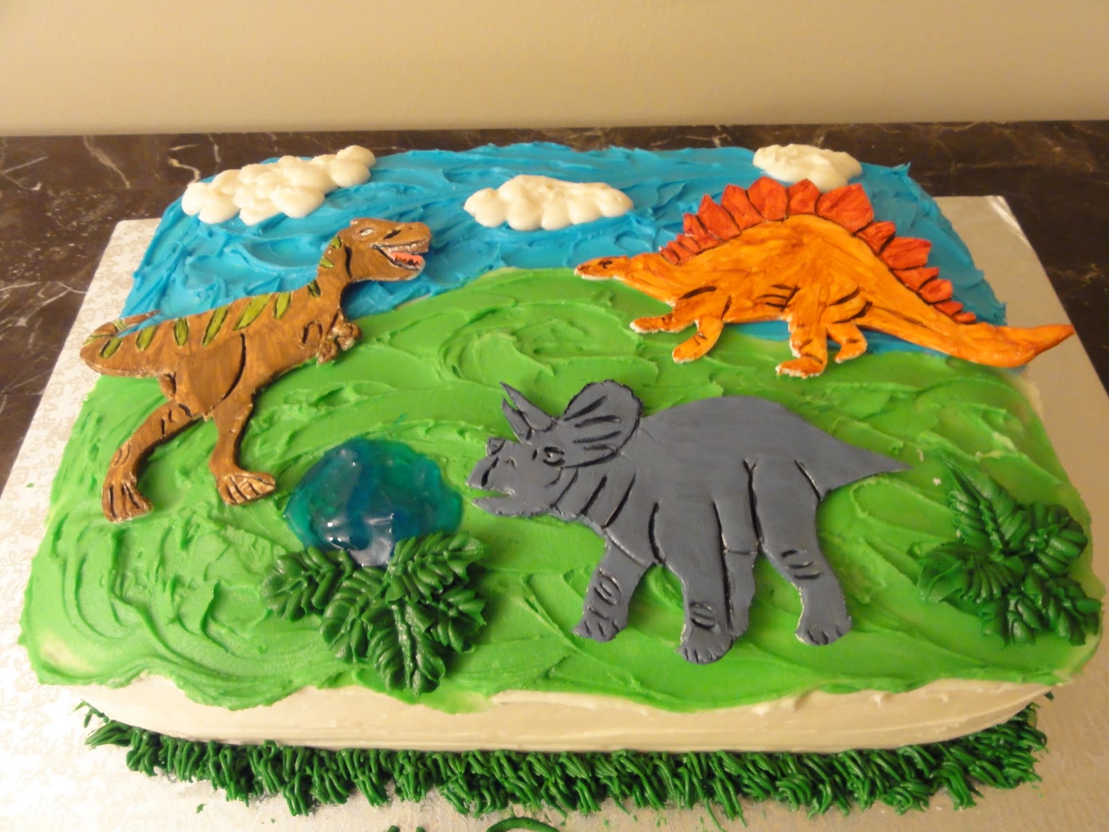 dinosaur cake topper