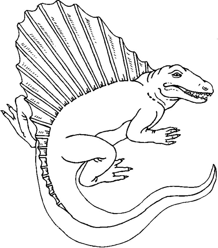 cartoon dinosaur coloring pages kids