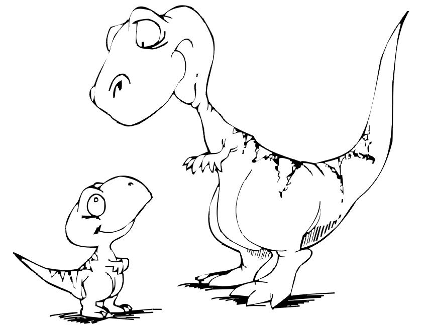 dinosaurs coloring pages printable