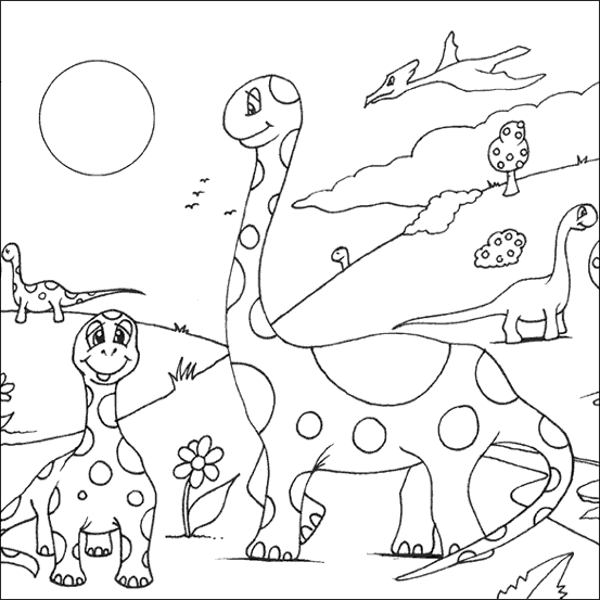 dinosaurs coloring pages for kids online