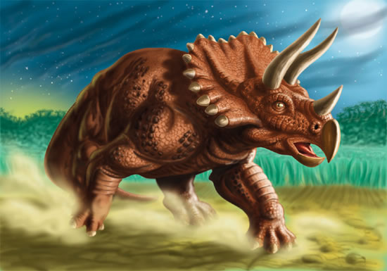 facts about triceratops body
