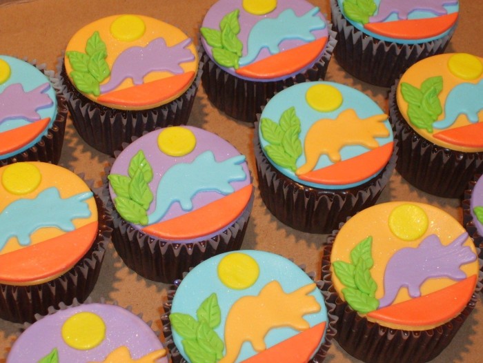 dinosaur cupcake cake ideas
