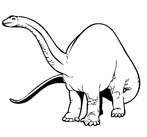 Free Brachiosaurus Coloring Page
