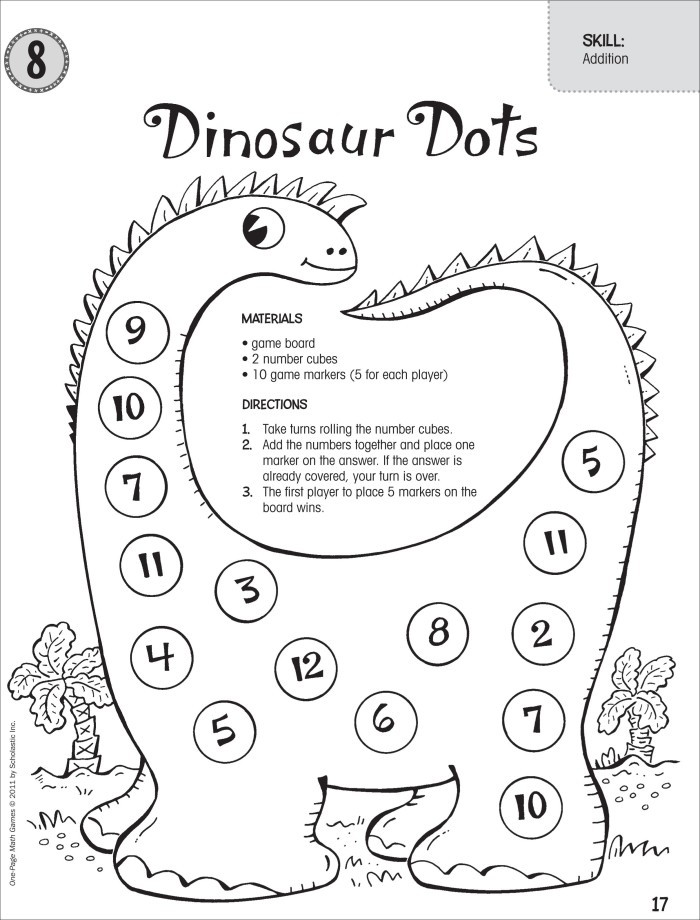 dinosaur math games for preschoolers