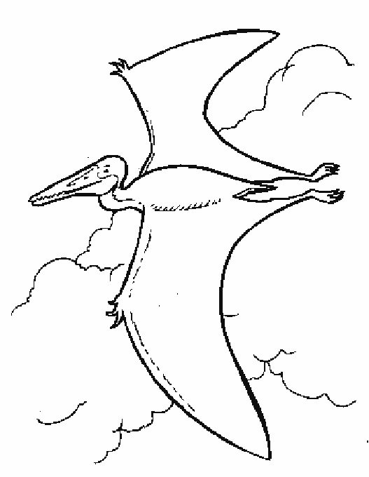 Cearadactylus Flying Dinosaurs Coloring Pages