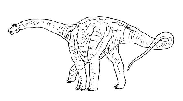 Free Argentinosaurus Coloring Page