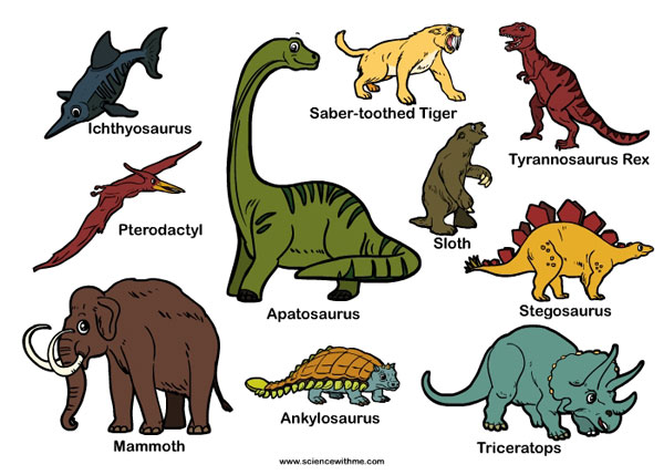 Dinosaurs Names And Pictures For Kids