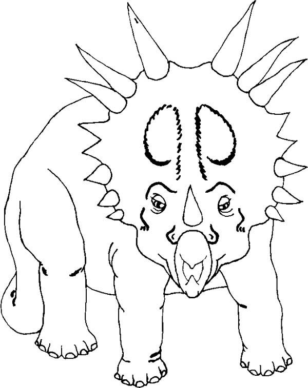 Centrosaurus Coloring Pages for Kids Free