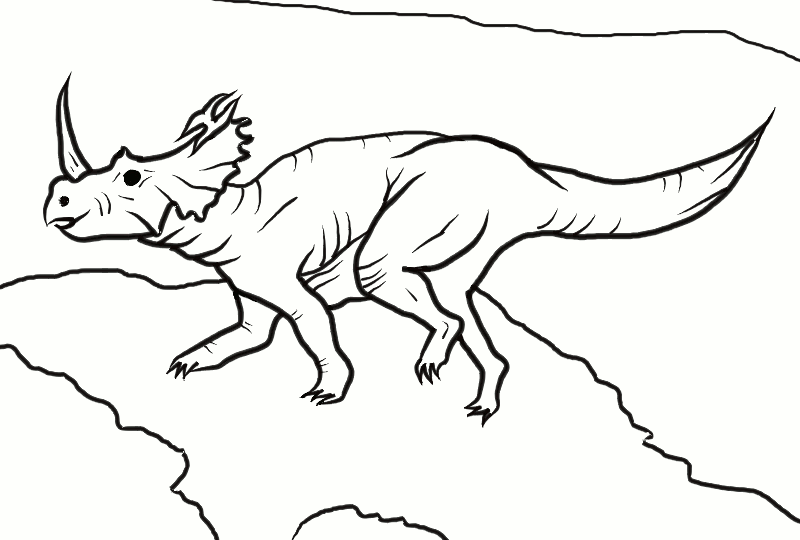 centrosaurus colouring pages free