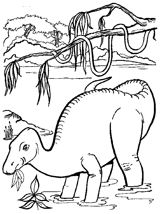 Nigersaurus coloring sheet