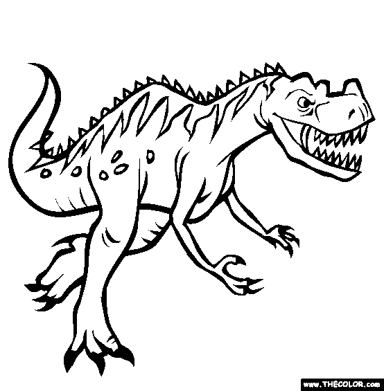 Free Ceratosaurus Coloring Page