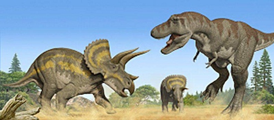 T-Rex vs Triceratops jurassic park