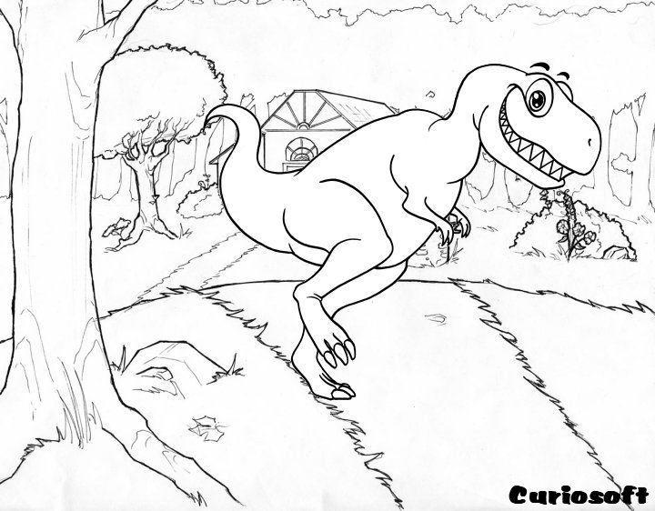 Free Meat-Eating Dinosaurs Coloring Pages