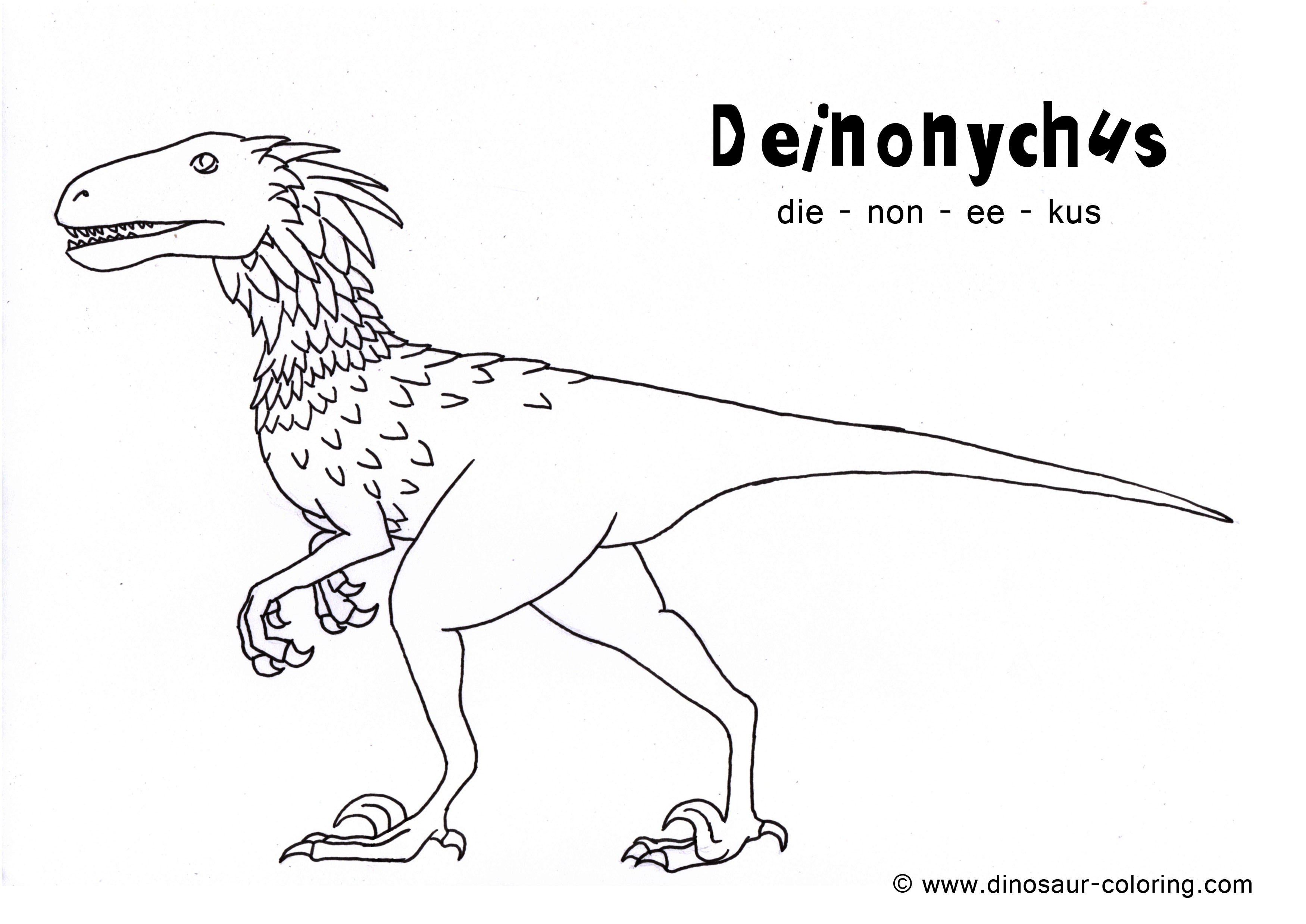 Meat-Eating Dinosaurs Coloring Pages