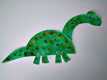 preschool crafts dinosaurs theme