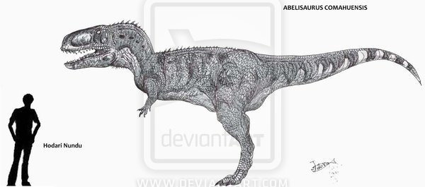 Abelisaurus Size Comparison